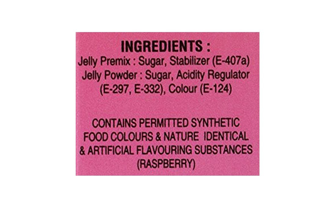 Five Star Jelly Crystals, Raspberry Flavour   Box  90 grams